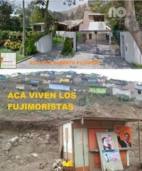 Acá vive Alberto Fujimori y acá viven los fujimoristas