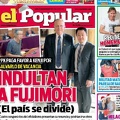 Noticia de indulto en periodico El Popular
